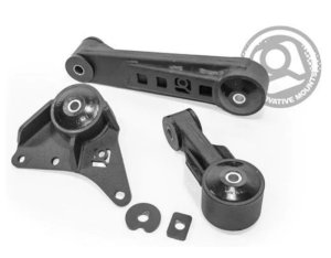 Dodge Neon Engine Mount Kit - Innovative Mounts - 85A Steel - Black - `03-`05 Dodge Neon Engine Mount Kit - Innovative Mounts - 85A Steel - Black - `03-`05